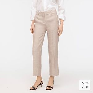 Stretch linen pant
